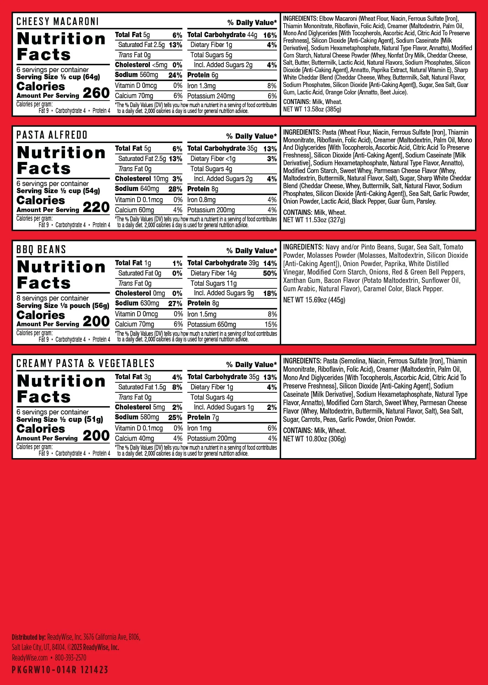 14 Day Emergency Food Bucket - Image 4
