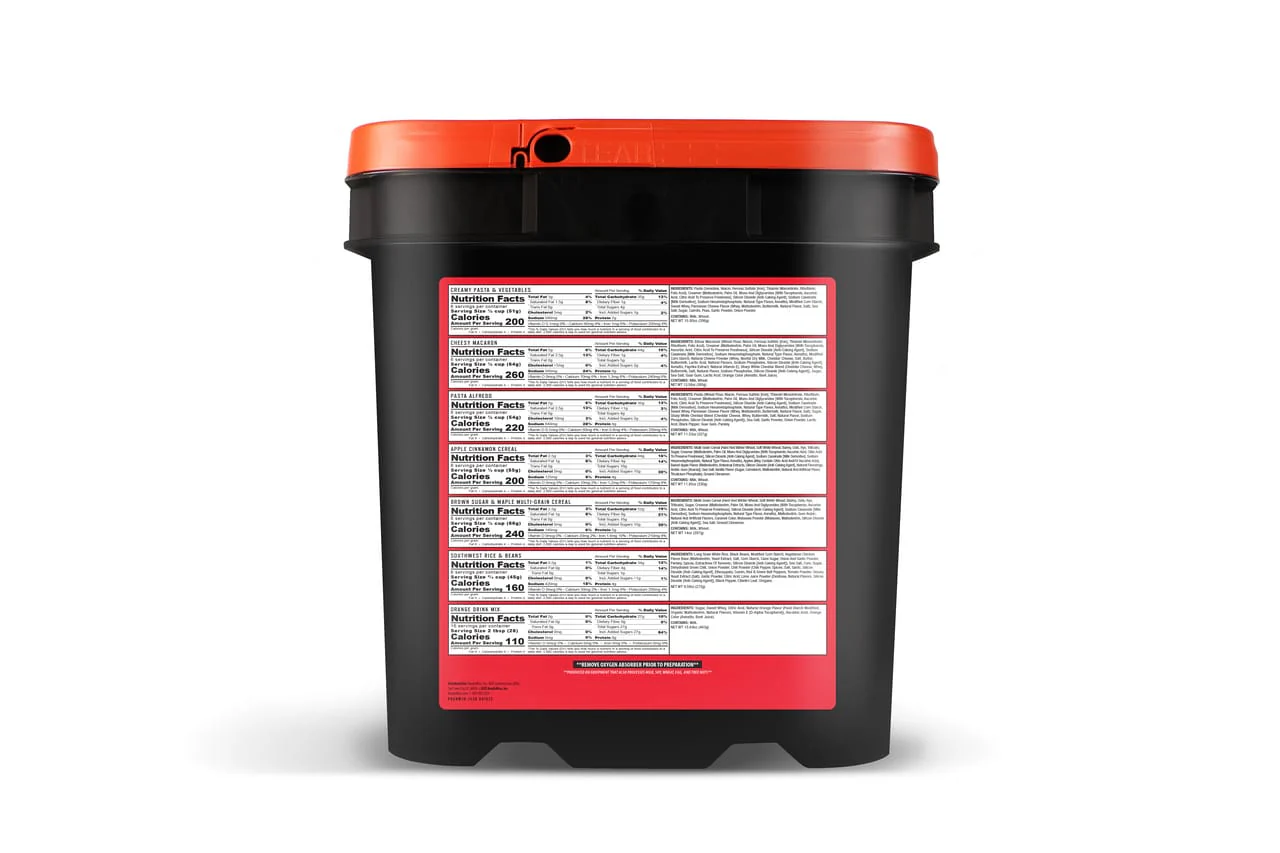 52 Serving Prepper Pack Bucket - Image 9