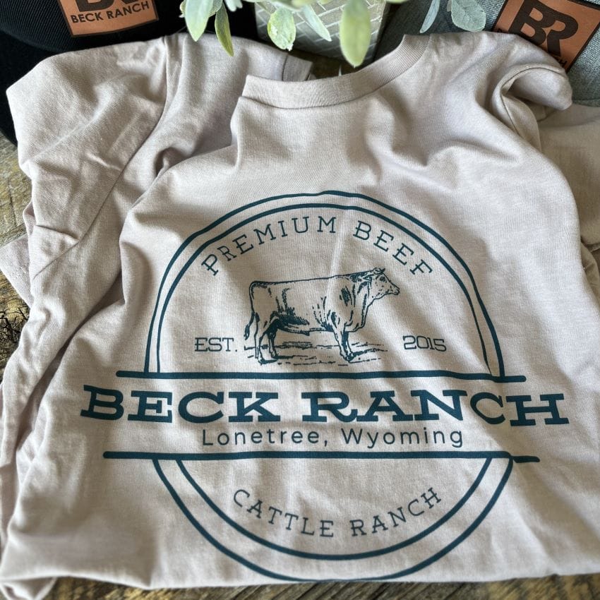 Beck Ranch "Beef" Logo T-Shirt - Image 4