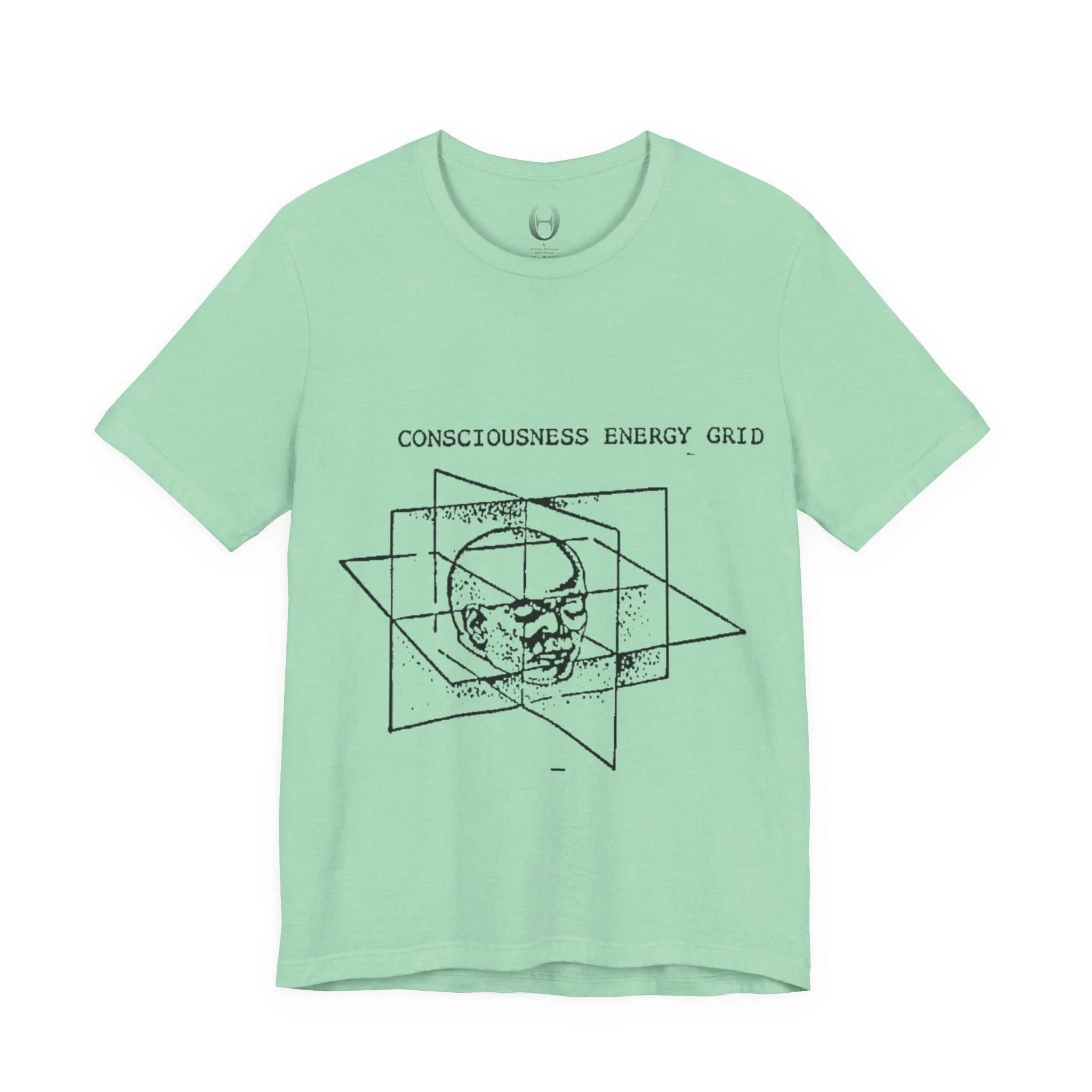 Consciousness Energy Grid Unisex Short Sleeve Tee - Image 3