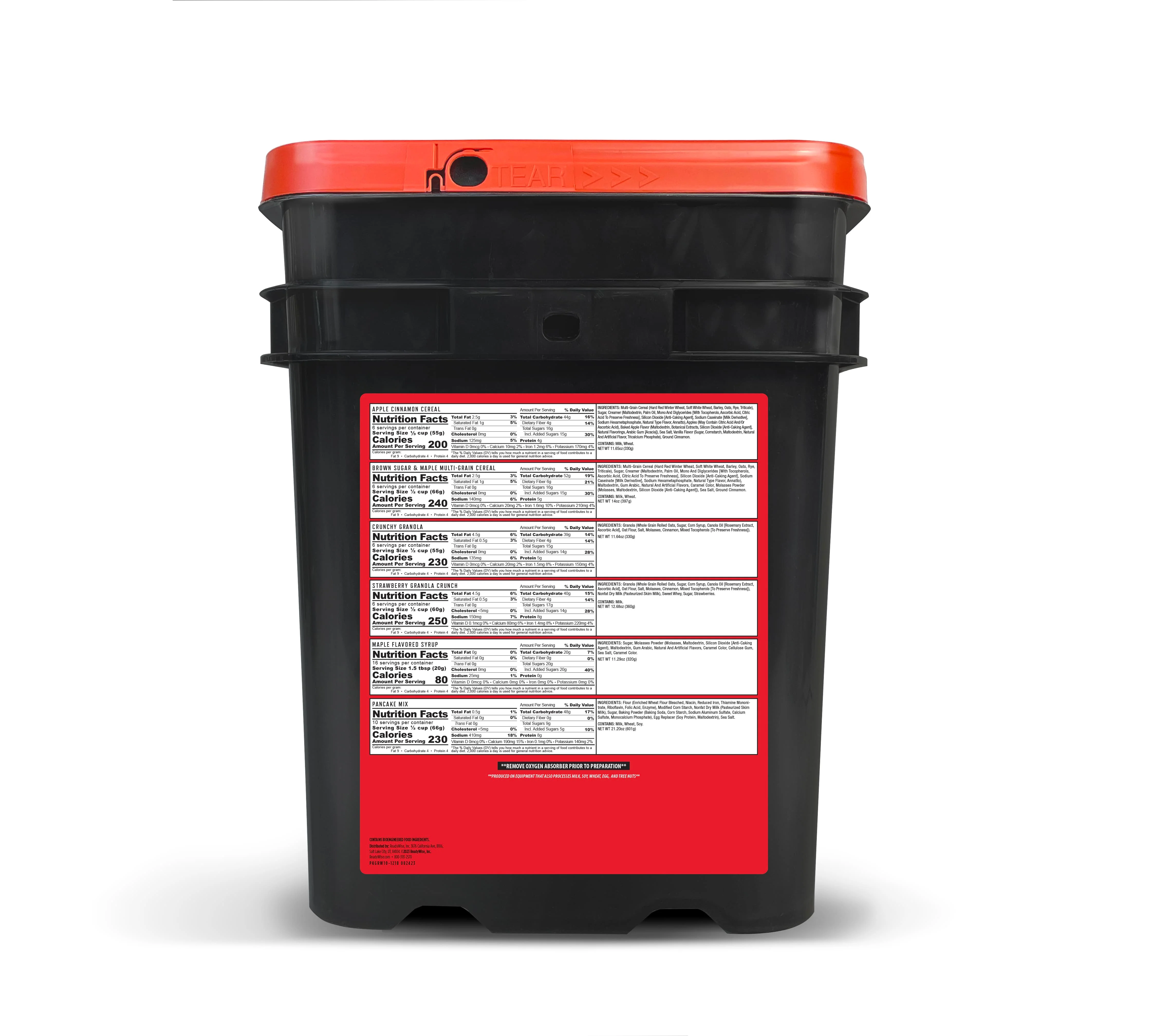 ReadyWise 3-Month Emergency Food Reserve – 720 Servings - Image 3
