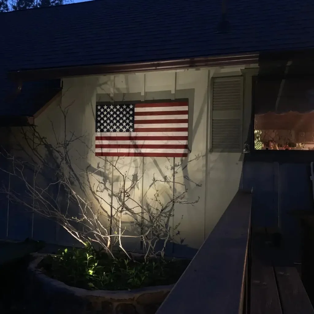 Red White & Blue Custom Flag - Image 3