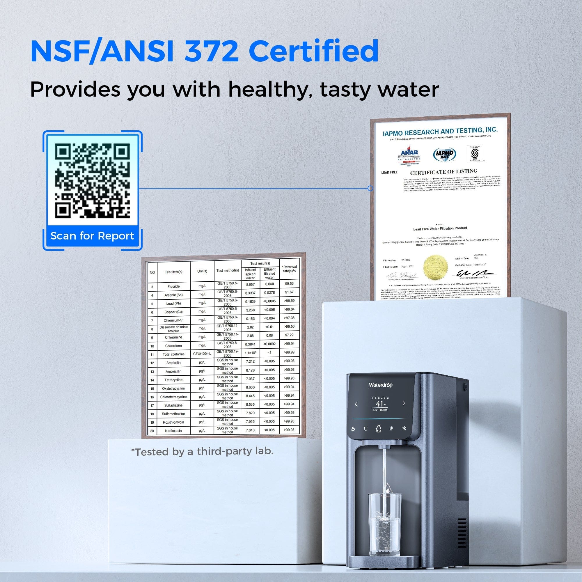 Waterdrop Reverse Osmosis Hot Cold Water Dispenser, A1 - Image 10