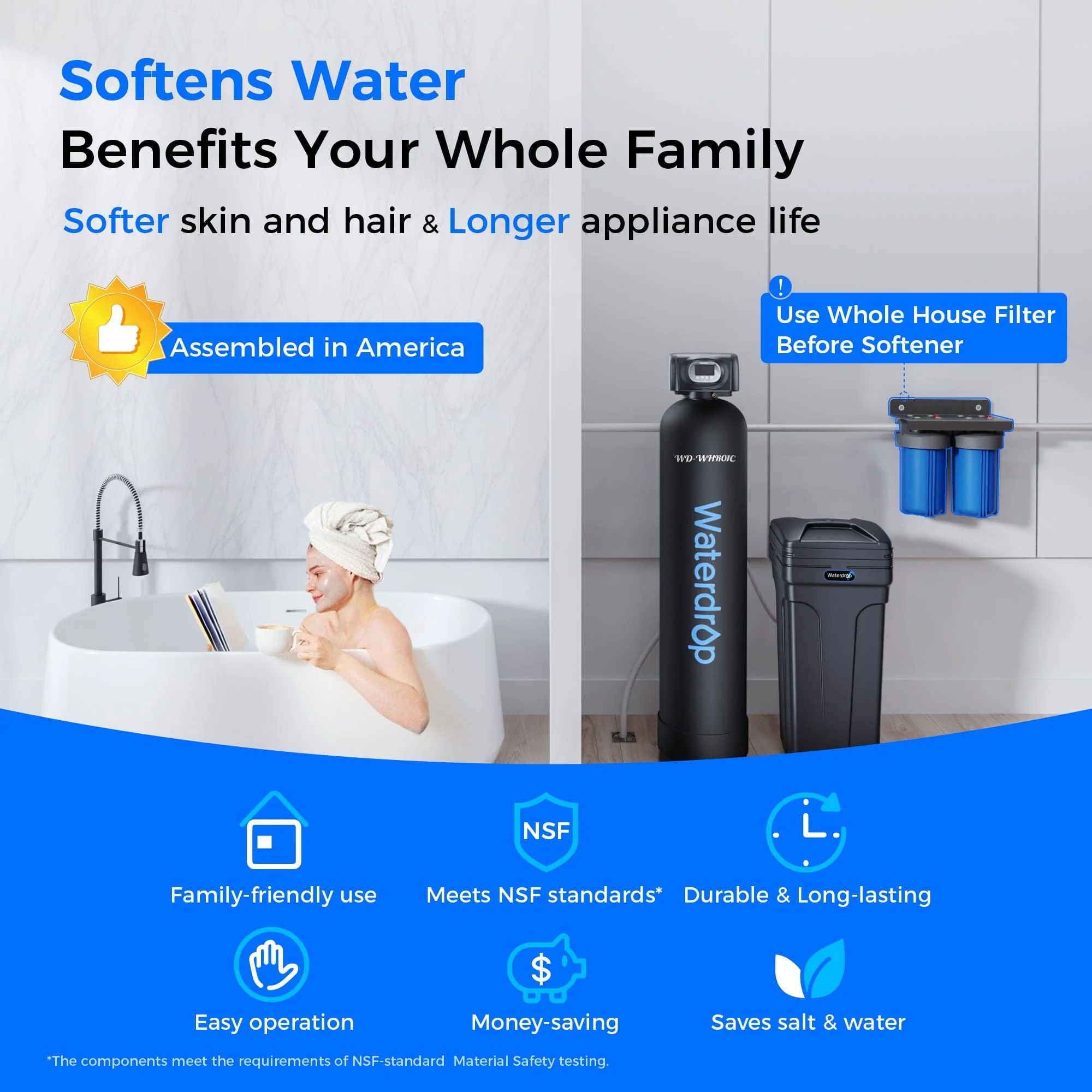 Waterdrop WHR01 Water Softener System - Image 4